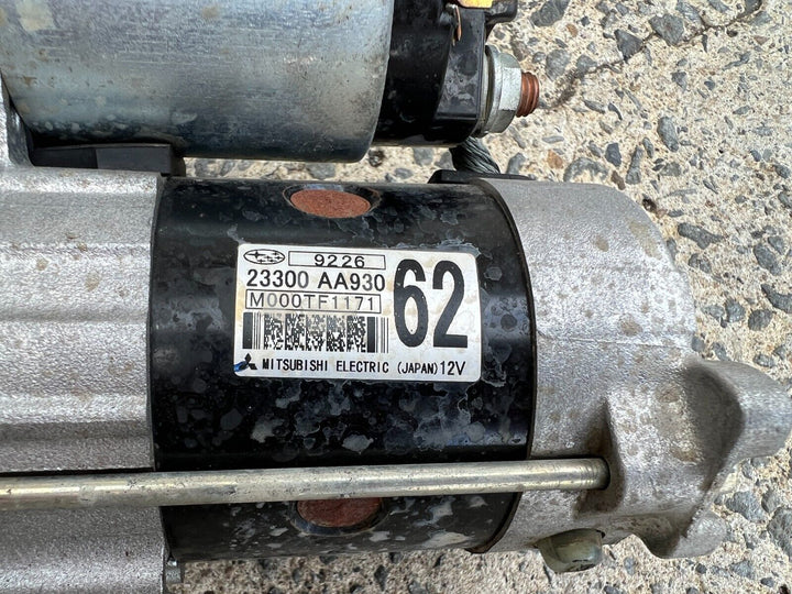 OEM Subaru Forester SK FB25 Petrol 2018 - 21 Auto Automatic Engine Starter Motor