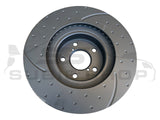 RDA Slotted & Dimpled Brake Rotors & Pads Upgrade 08 - 11 GH Subaru Impreza RS