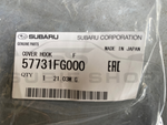 GENUINE Subaru Impreza 08 - 11 GH G3 Front Bumper Bar Tow Hook Cover 57731FG000