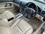 Subaru Outback Liberty GEN4 2003 06 H6 Cream Leather Interior Center Console Lid