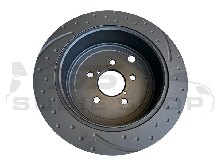 RDA Slotted & Dimpled Brake Rotors & Pads Upgrade 08 - 14 Subaru Impreza G3 WRX