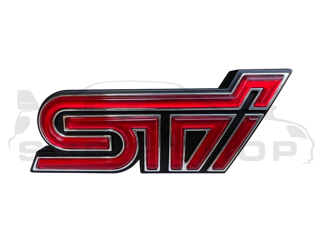 NEW OEM Genuine JDM Subaru WRX STi VA Red 2015-18 Front Grille Badge Logo Emblem