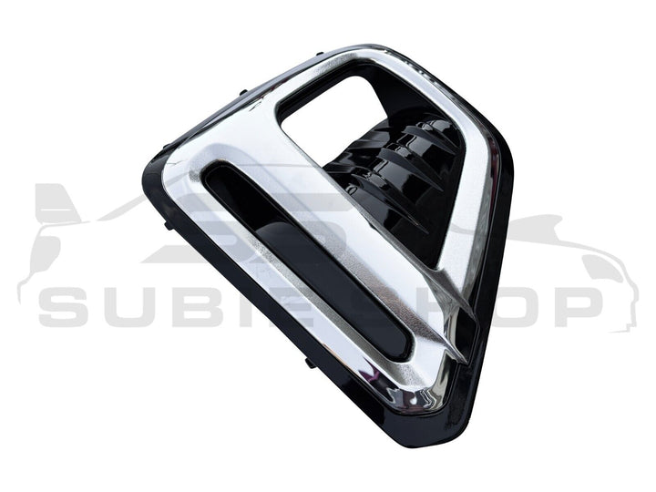 Front Bumper Bar Chrome Fog Light Cover For 18 - 21 Subaru Forester SK Left LH