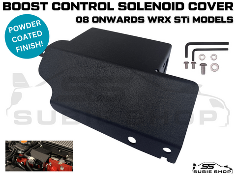 Powder Coated Aluminum Boost Solenoid Cover Guard For 08+ Subaru Impreza WRX STi