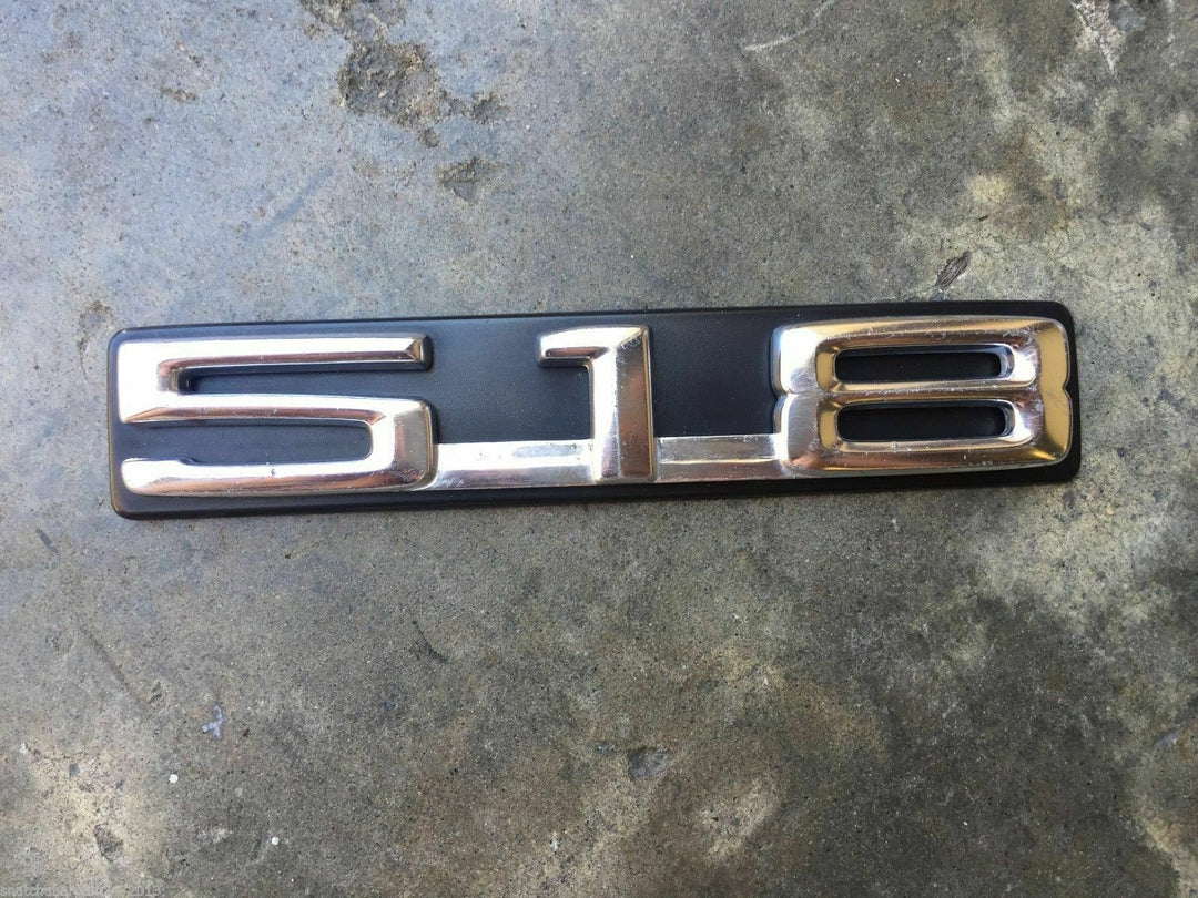 Genuine BMW E12 518 1972 - 1981 Boot Lid Badge Emblem Original Factory Vintage