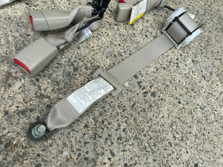 Subaru Liberty Outback GEN 4 05 Left Right Rear Passenger Seat Belt Belts Cream