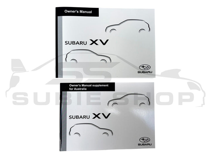 GENUINE Subaru XV GU 20 + Factory Owners Manual Log Service Book Wallet Pouch