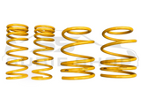 Set Front + Rear Lowered Coil KING SPRINGS For 12 - 16 Subaru Impreza / RS / WRX