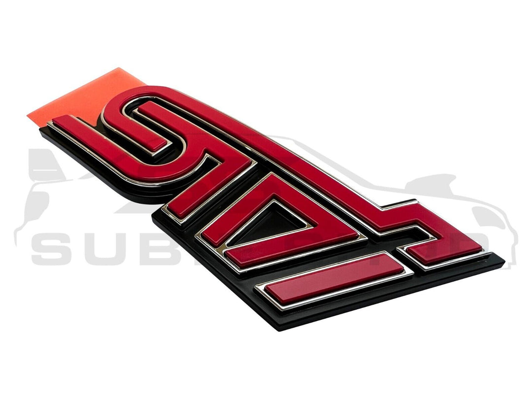 NEW OEM Genuine JDM Subaru BRZ Toyota 86 Red TS STI 13-19 Boot Badge L ...