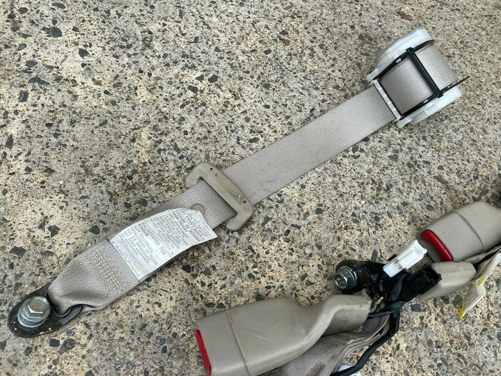 Subaru Liberty Outback GEN 4 05 Left Right Rear Passenger Seat Belt Belts Cream