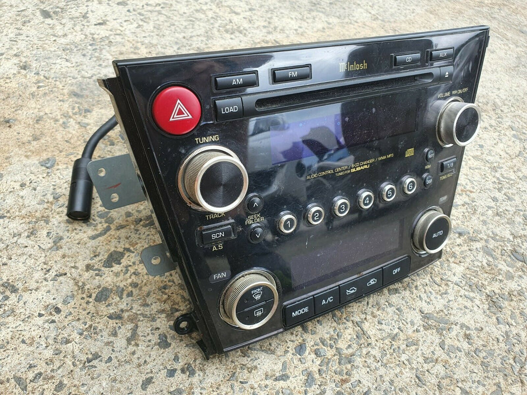 Subaru Liberty GT Spec B Series 2 06 09 McIntosh Stereo Head Unit Fascia Climate