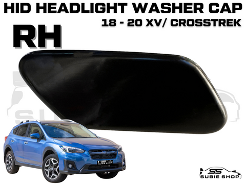 Front Bumper HID Headlight Washer Cap Cover For 18 - 20 Subaru XV Crosstrek RH