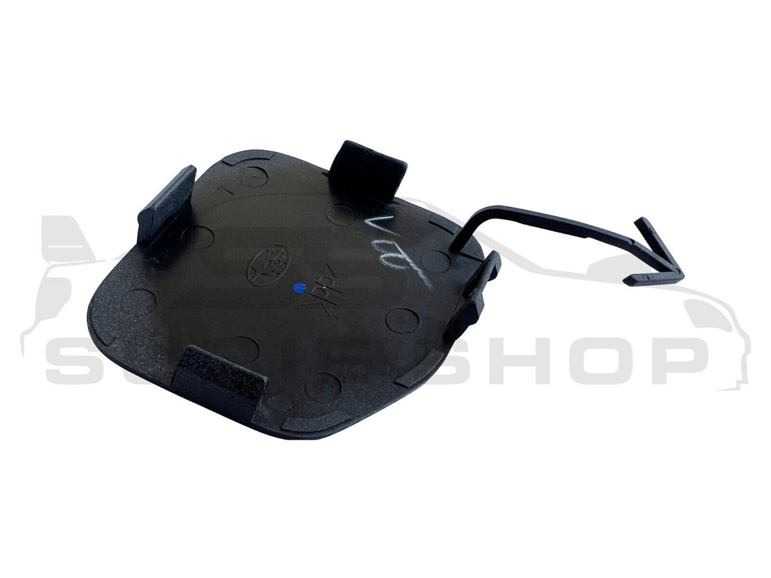 GENUINE Subaru Forester 08 - 12 SH XT Rear Bumper Bar Tow Hook Cover Black 32J