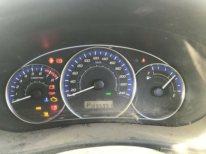 Subaru Forester Wagon SH XT Turbo 08 - 12 Dash Instrument Cluster Manual Speedo
