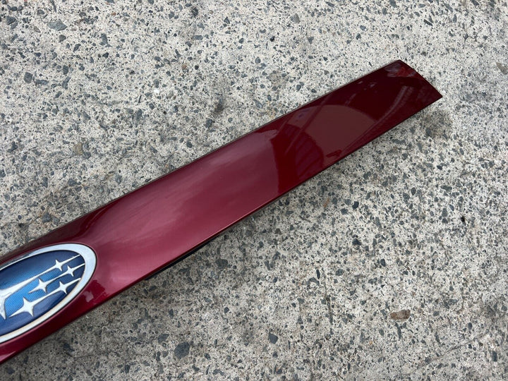 Subaru Forester SH 08 - 12 Rear Tailgate Hatch Garnish Trim Panel 69Z Red Maroon