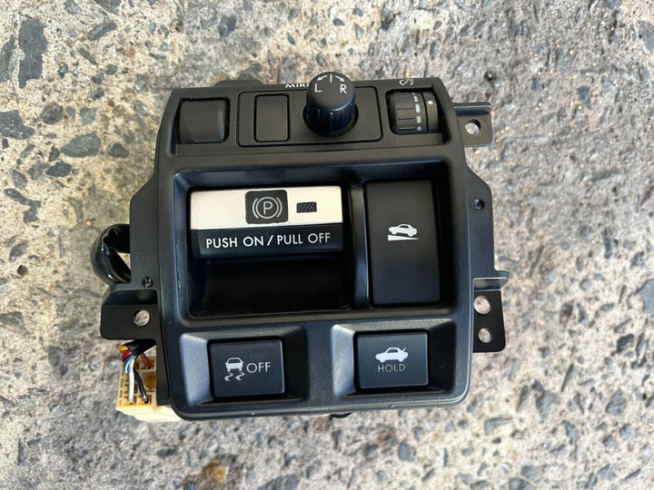 Subaru Liberty GEN 5 2009 -12 Dash Hand E Brake Button Mirror Control Trim Panel