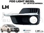 GENUINE Subaru Impreza MY16 15 - 16 Fog Light Cover Trim Surround Bezel LH OEM