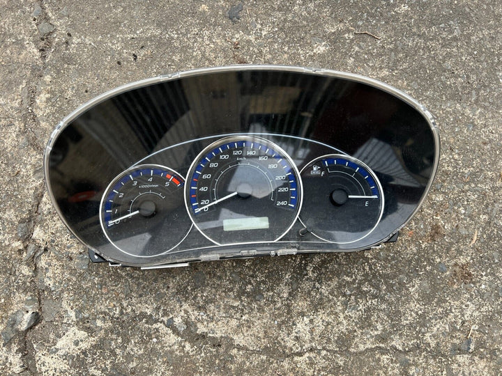 Subaru Forester Turbo Diesel SH 2008 - 10 Dash Instrument Cluster Manual Speedo