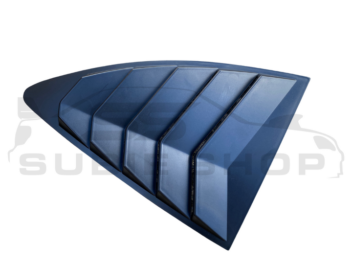 Side Rear Window Louvers Pair Trim For 13 - 20 Subaru BRZ Toyota 86 Matt Black