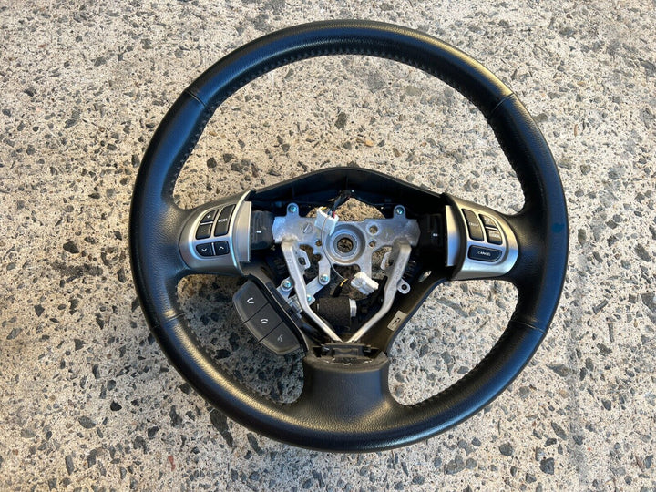 Subaru Forester 2008 -12 SH Black Leather Steering Wheel Cruise Control Buttons