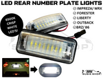 LED Number Plate Replacement Light Kit For Subaru Impreza WRX Forester BRZ XV +