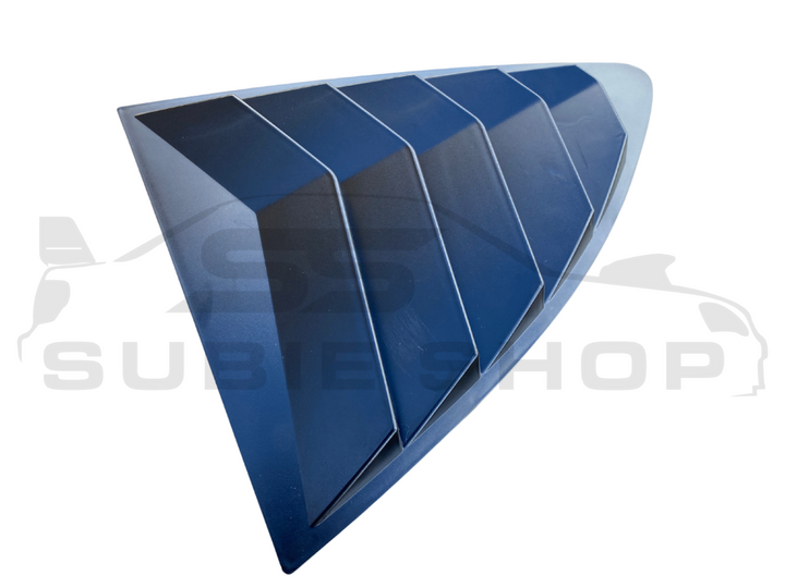 Side Rear Window Louvers Pair Trim For 13 - 20 Subaru BRZ Toyota 86 Matt Black