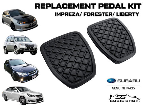 GENUINE Subaru Brake Clutch Rubber Replacement Pedal Pad Covers Impreza Forester Liberty WRX