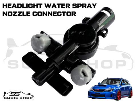 Headlight Washer Cap Water Jet Nozzle For 08 - 14 Subaru Impreza RS G3 WRX